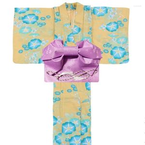 Vêtements ethniques Japonais Kimono Peignoir Femme Traditionnelle Robe Formelle Style Fleur Feu Conférence Voyage Pographie