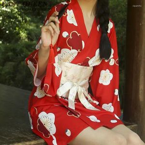 Etnische kleding Japanse kimono traditionele jurk cosplay vrouwelijke yukata vrouwen Haori Japan Geisha kostuum Obi 3928