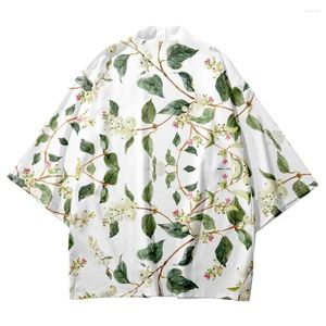 Vêtements ethniques Streetwear imprimé japonais Cardigan Femmes Men Harajuku Haori Kimono Cosplay Top Shirts Beach Yukata Robe Samurai