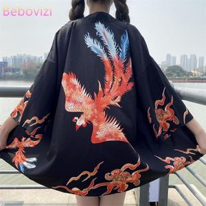 Etnische kleding Japanse stijl zomerstrand Haori Obi Belt Street Travel zonnebrandcrème kimono dames dunne badjas yukata jas bovenkleding