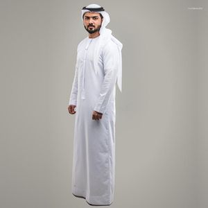 Habillement Ethnique Jubba Qamis Middle East Oman Homme Polyester Col Rond Arab ROBE