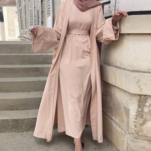 Vêtements ethniques Kaftan Abaya Dubai Kimono Cardigan Turquie Islam Musulman Hijab Robe Longue Abayas Pour Femmes Robe Africaine Femme Musulmane Caftan 230529