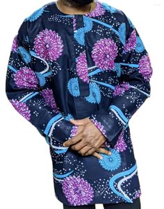 Vêtements ethniques Kaftan Vêtements africains vêtements pour hommes chemises de mode dashiki robe africaine tee-shirt décontracté Homme Hip Hop Caftan Africa