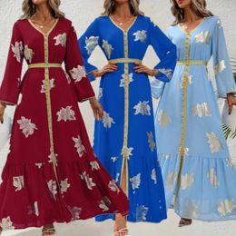 Etnische kleding kaftan jurken luxueuze kralen vrouwen dubai borduurwerk elegante lange mouw moslim abaya islam kalkoen jellaba marokkaanse jurk