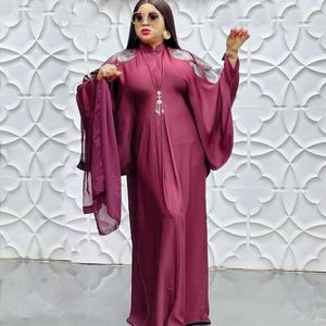 Etnische kleding kaftan dubai abaya kalkoen moslim borduurjurk islam elegante Afrikaanse jurken voor vrouwen boubou robe djellaba femme