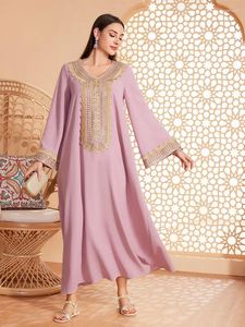 Vêtements ethniques Kaftan Maroc Femmes Appliques robe de fête Eid Djellaba Saudi Arabe Robe Turquie Dubaï Abaya Islam Jalabiya Femme Musulman