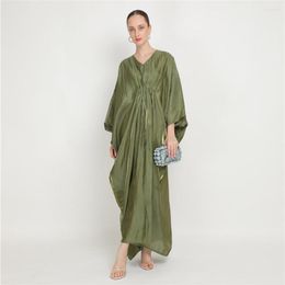 Vêtements ethniques Caftan Musulman Abaya Manches Chauve-Souris Robe Lâche Africain Dashiki Caftan Robe Marocaine Islamique Arabe Jilbab Robe Vestidos