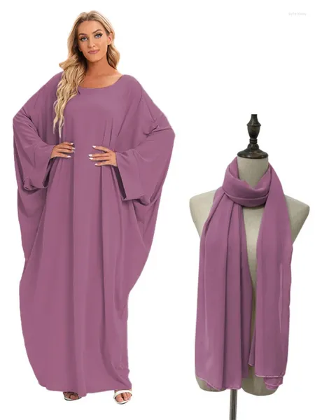 Vêtements ethniques Kaftans pour femmes Marocaine Caftan Femme Robe Hijab Plus Taille Robes Islam Noir Saoudien Abbayas Jelaba Vêtements Musulmans Long
