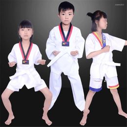 Etnische kleding Kinderen Taekwondo Competitie Oefen Stage Performance Traditionele Chinese Tai Chi Wushu Uniform Top Pant