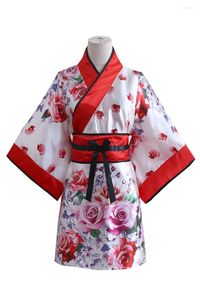 Vêtements ethniques Kimono Femmes D'été Style Japonais Sexy Pyjamas Glacés Chemise De Nuit Lâche Peignoir Manteau