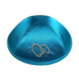 Etnische kleding kippah linnen groothandel op maat kippot joodse yarmulke schedel petten je borduurlogo