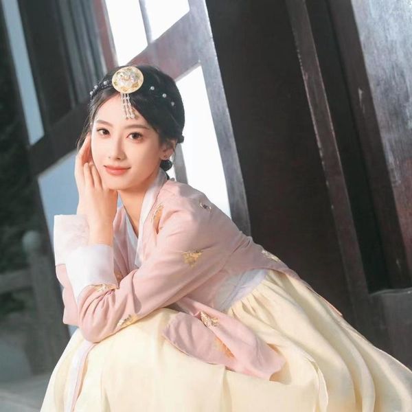 Ropa étnica estilo coreea Vestido tradicional de Hanbok para mujeres coreanas disfraces de trajes de hadas de hadas