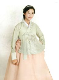 Vêtements ethniques coréen Original importé Hanbok événement de mariée brodé à la main joué en costume d'acteur