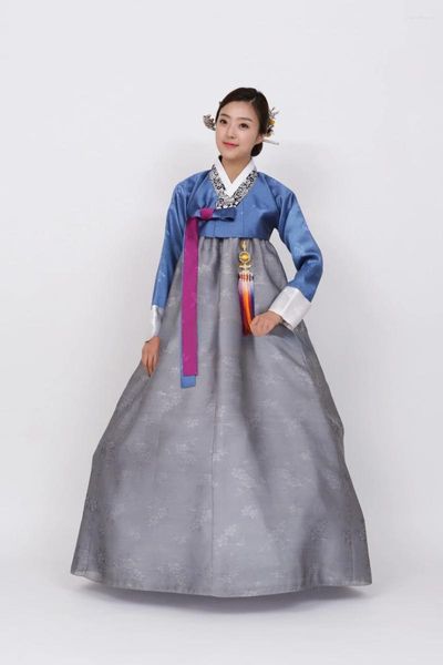 Vêtements ethniques dames Hanbok tissu importé coréen personnalisé Hanbok/mère