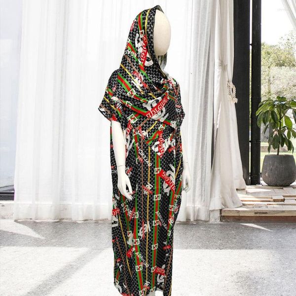Vêtements ethniques dames musulman longue jupe été à manches courtes Robe dubaï turc mode Robe couleur unie gland poche
