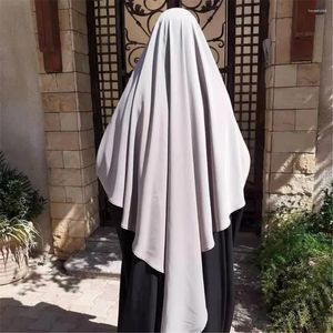 Vêtements ethniques Grand Khimar Amira Femmes musulmanes Aux frais généraux Vêtements de vêtements 2024 Ramadan Eid Islamic Scarf Hijab Niqab Nikab Burqa