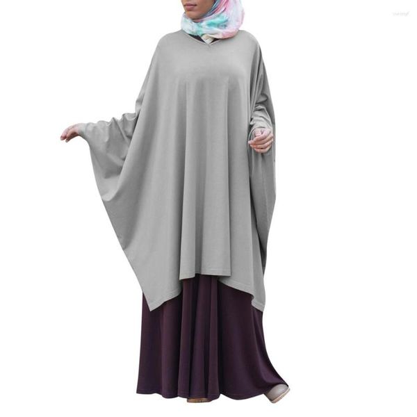 Ropa étnica grande Khimar mujeres musulmanas oración Hijab largo bufanda Abaya islámico Amira Ramadán prenda Eid Jilbab bata vestido