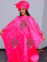 Etnische kleding groot formaat bazin riche lange jurken voor Afrikaanse vrouwen dashiki gewaad van topkwaliteit avondjurken nigeria feestjurk 230510