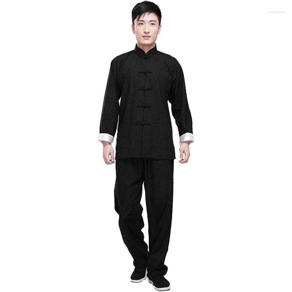 Ropa étnica uniforme más lateral - ala de artes marciales tradicionales chinas chun tai chi paños de entrenamiento