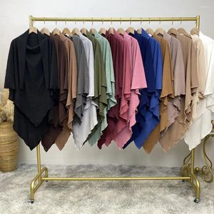 Etnische kleding Lange Khimar Eén laag Amira Vrouwen Moslim Gebedskledingstuk Hijab Overhead Boerka Hoofddoek Ramadan Islam Dubai Abaya Nikab