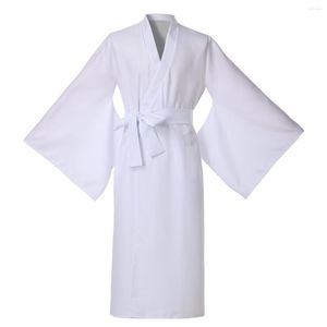 Vêtements ethniques Long Kimono Robe Pour Hommes Femmes Costumes Traditionnels Japonais Yukata Home Wear Pyjamas Nagajuban Sous-Vêtements Respirant