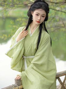 Etnische Kleding Lange Gewaad Vrouwen Hanfu Vintage Mode Yukata Met Riem Nieuwigheid Avondjurk Jurk Azië Cosplay Kostuum Prestaties
