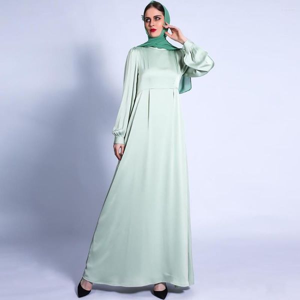 Vêtements ethniques Longue Robe Femme Musulmane Eid Mubarak Abayas Pour Femmes Dubai Abaya Turquie Islam Musulman Long Maxi Robe Kaftan Robe