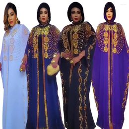 Vêtements ethniques Luxury Mariffon Two-Pice Set African Robe Femme Femme Robes de grande taille pour femmes pour femmes bubu