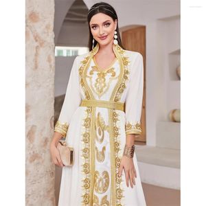 Etnische kleding luxe feestavond Marokko elegante vrouwen moslim abaya kanten pailletten lange maxi jurk kalkoen Arabische Dubai kaftan vestido