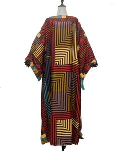 Vêtements ethniques LYH-Caftan Mode 2023 Printemps Été Bohème Coton Robe De Mulher pour Femmes Asie du Sud-Est Traditionnelle Ropa Europea