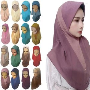 Vêtements ethniques Malaisie Mode Chapeaux Caps Eid Femmes Musulmanes Hijab One Piece Amira Turban Islamique Couverture Complète Foulard Wraps Châles