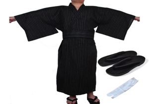 Vêtements ethniques Costumes traditionnels japonais mâles samurai kimono man coton mince style lâche yukata jinbei haori luxe cosplay8535038