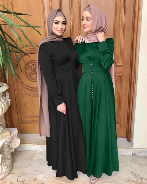 Fabricants de vêtements ethniques Kaftan Modern Long Robe Turkey musulman Moyen-Orient Turquie Abaya Dubai Islamic Wholesale