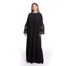 Etnische kleding MAROCAIN ISLAM DRAAIEN Caftan Robe Musulmane Longue Femme Vestidos Kaftan Abaya Moslimjurk Pakistaanse Arabische Maxi Hija