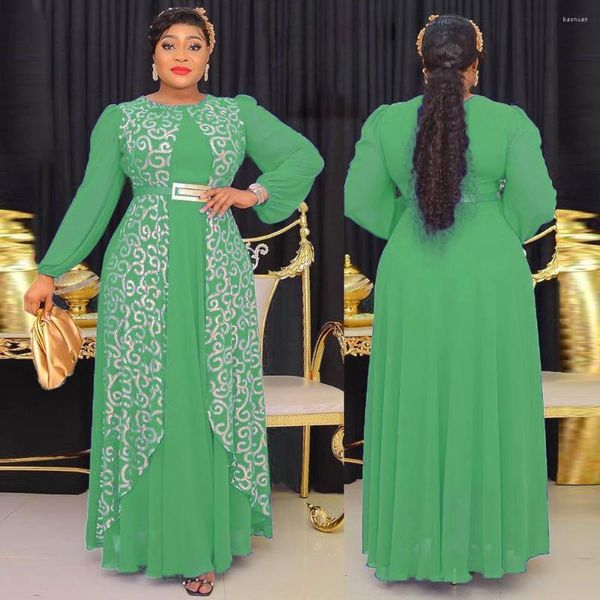 Vêtements ethniques MD Africain Dashiki Imprimer Turquie Robes Femmes Élégantes De Mariage Robe De Soirée Dubai Kaftan Abayas Plus La Taille En Mousseline De Soie