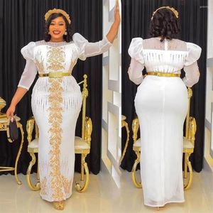 Etnische Kleding MD Afrikaanse Vrouwen Plus Size Avondjurken Dubai Turkije Luxe Bead Gown Wedding Party Dress Robe Africaine Femme 179Q