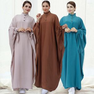 Etnische Kleding MD Geen Hijab Moslim Mode Abaya Voor Vrouwen Lange Mouw Maxi Gewaad Islamitische Caftan Marocain Party Gown Djellaba femme