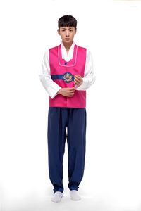 Ropa étnica hombres trajes de baile oriental de hombres tradicionales coreanos ropa antigua asiática