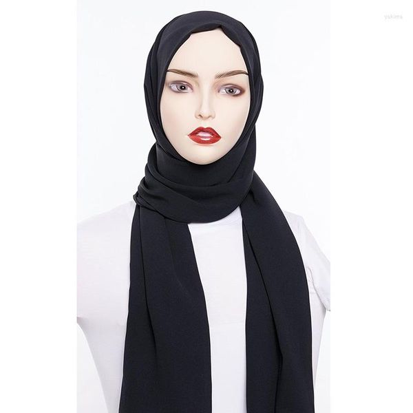 Etniska kläder Mellanöstern Muslim Enfärgad Hijab Dubai Saudiarabien Bön Ramadan-moskén Kvinnor Turban Turkish Desert Scarf