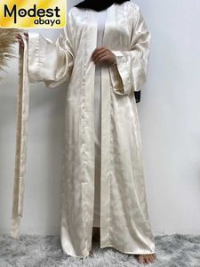 Etnische kleding bescheiden abaya's voor vrouwen kimono kalkoen kaftan islamitische kleding ramadan femme musulmane vest kaFtan mariocain moslimgewaad t240510