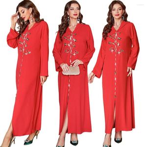 Etnische kleding Marokkaanse vrouwen moslim Abaya lange jurk Dubai Party Jilbab Caftan Arabische gewaad Sarees voor in India