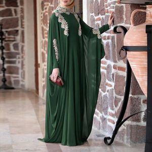 Vêtements ethniques Maroc Kaftan Dubai Abayas pour femmes Appliques Robe de mariée du soir Turkisk Caftan Saudi Arabe robe Muslim Robes Eid