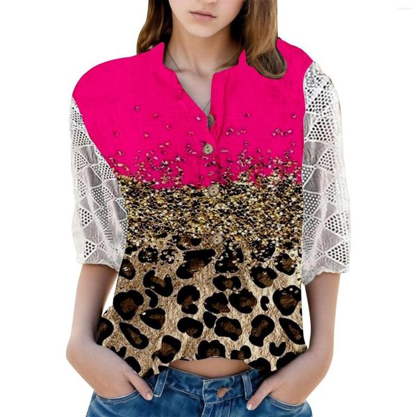 Vêtements ethniques Mme Qiu Modèle d'imprimé et d'art à l'ancienne Col rond Bouton Set Head Womens Fashion Tops Summer Smocked Women