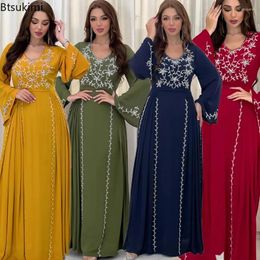 Vêtements ethniques Muslim Abaya pour femmes robes de soirée