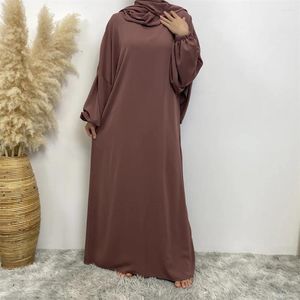 Vêtements ethniques Muslim Abaya Headscarf Smock Smock Iftar Fashion Fashion Fonds Islamic Dubaï Saudi Arabie Black Robe Max