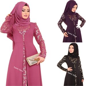 Etnische kleding Moslim Abaya Turkije Islamitische Arabische hijab Jurk Caftan Dubai Kaftan Marokkaanse moslim islamitische slijtage voor vrouwen plus maat 230131
