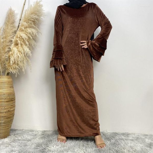 Vêtements ethniques Musulman Abaya Femmes Kaftan Khimar Jilbab Prière Robe Eid Mubarak Ramadan Robe Produits Islamiques Sans Turquie Noir