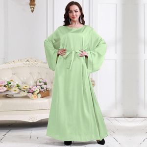 Vêtements ethniques Robe musulmane femmes basique moyen-orient turquie solide grande taille Robe multicolore femmes Abaya robes de soirée