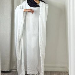 Ethnische Kleidung Muslimische Kleidung Frauen Fledermaushülsen Gebet Abaya Innengurt lange Partykleider Ramadan Eid Islamic Kaftan Dubai Hijab Robe