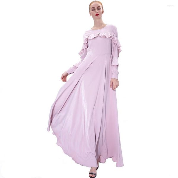 Vêtements ethniques robe musulmane femmes mode Ramadan été Abaya dubaï turquie longue vente en gros Donsignet